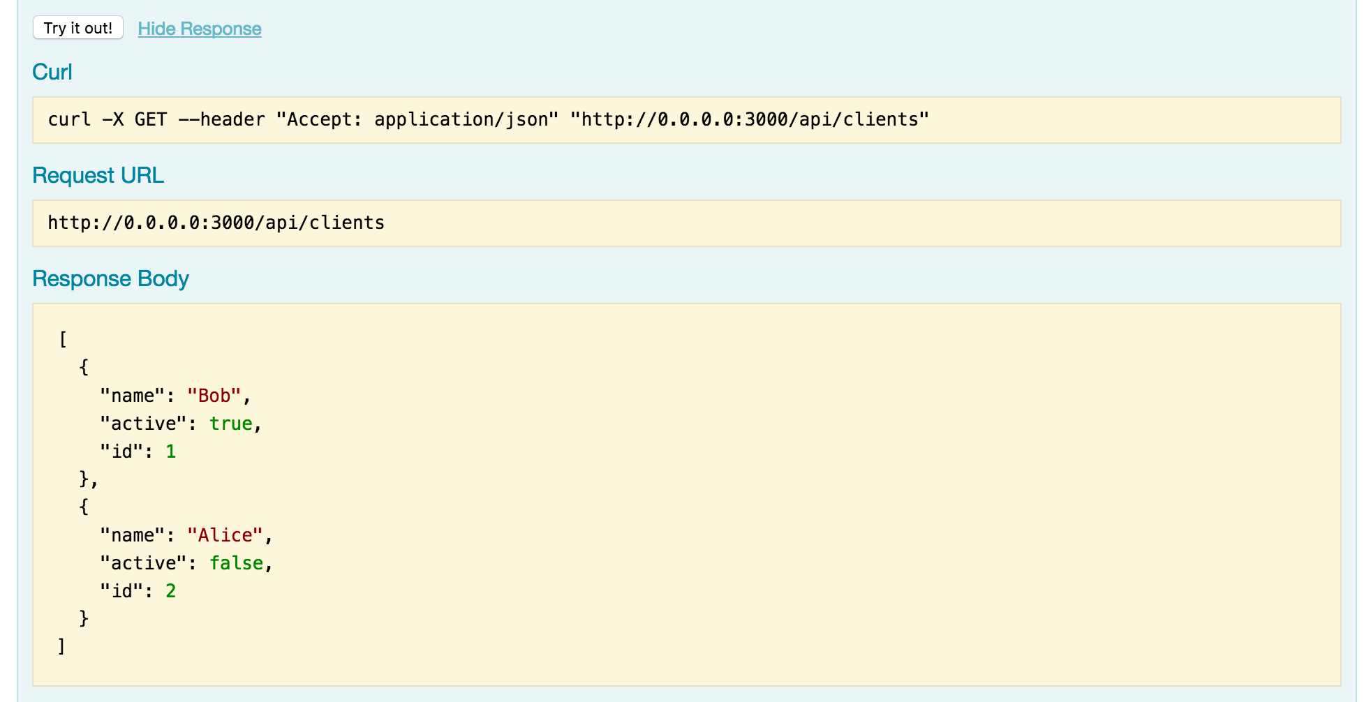 LoopBack Explorer